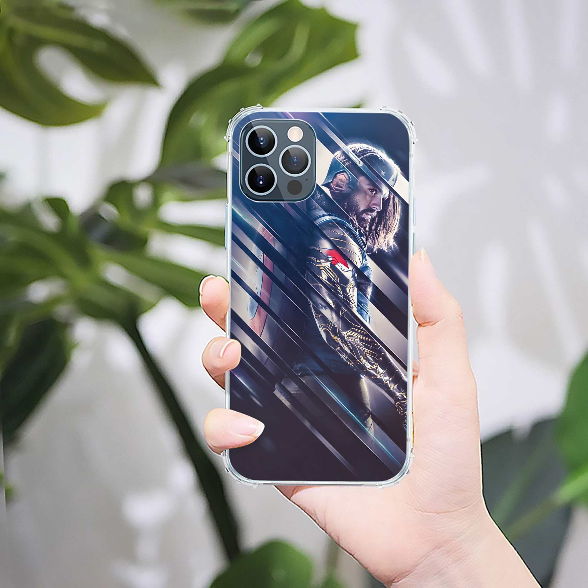 （画像用） アベンジャーズ The Avengers 【iPhone 12シリーズ対応】透明スマホケース（クリアソフトケース）
